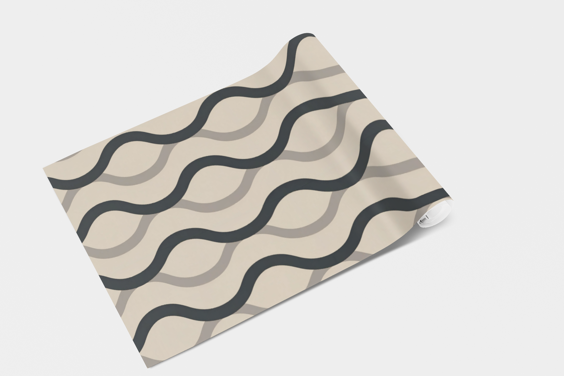 Serpentine Mirror Flow Wallpaper