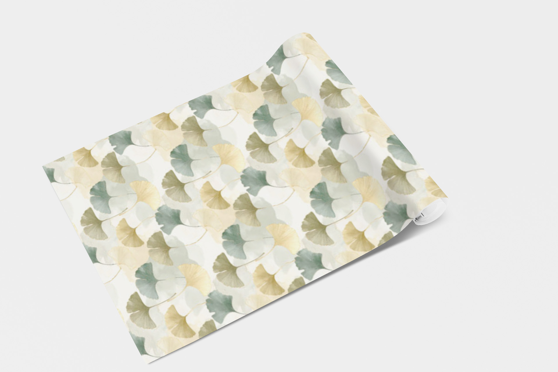 Elegant Ginkgo Drift Wallpaper