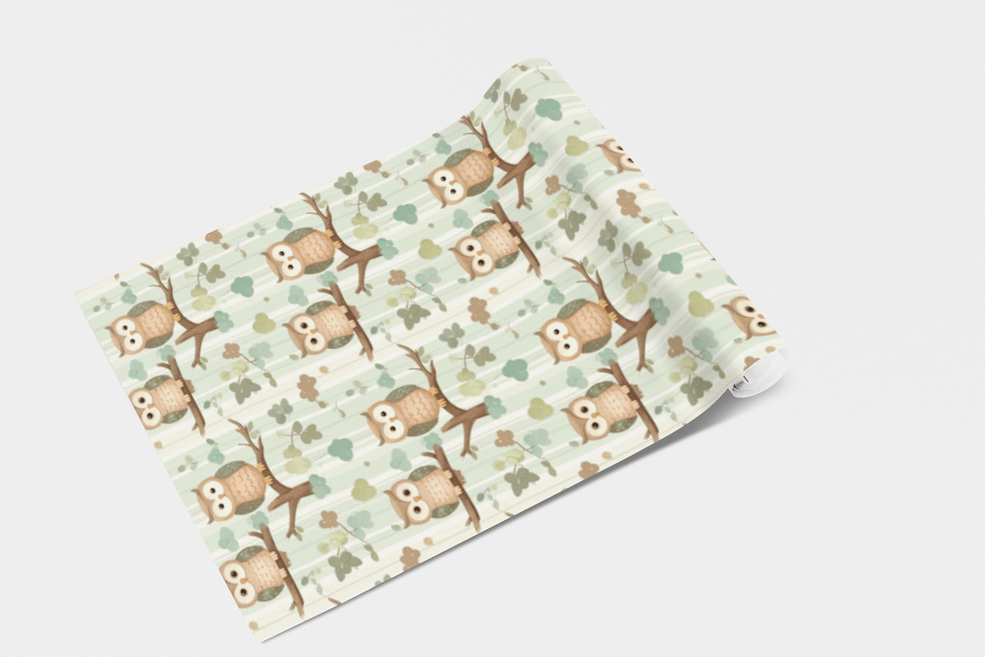 Owl Tree Friends Wallpaper Peel and Stick Wallpaper | Accent Haus