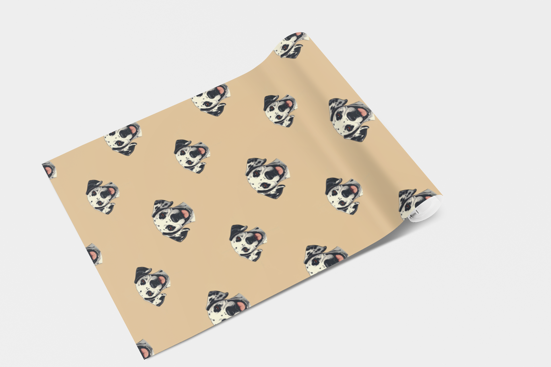 Dalmatian — Ink Spot Balance Field Wallpaper