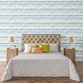 Soft Watercolor Stripes Wallpaper