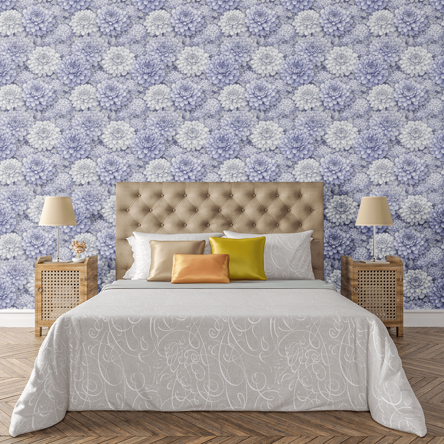 Luminous Petal Wallpaper Peel and Stick Wallpaper | Accent Haus