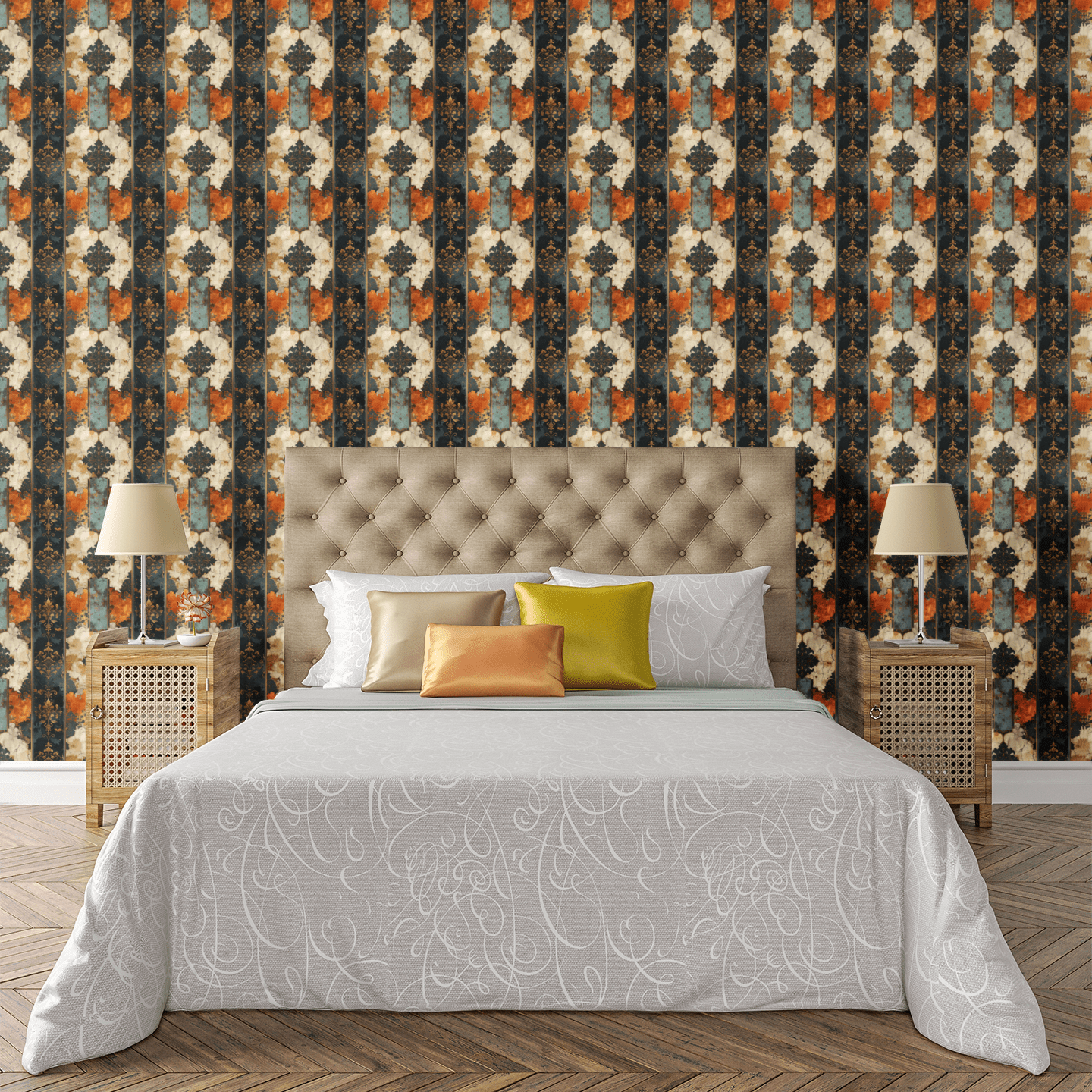 Fresco Imperfection Tapestry Wallpaper Peel and Stick Wallpaper | Accent Haus