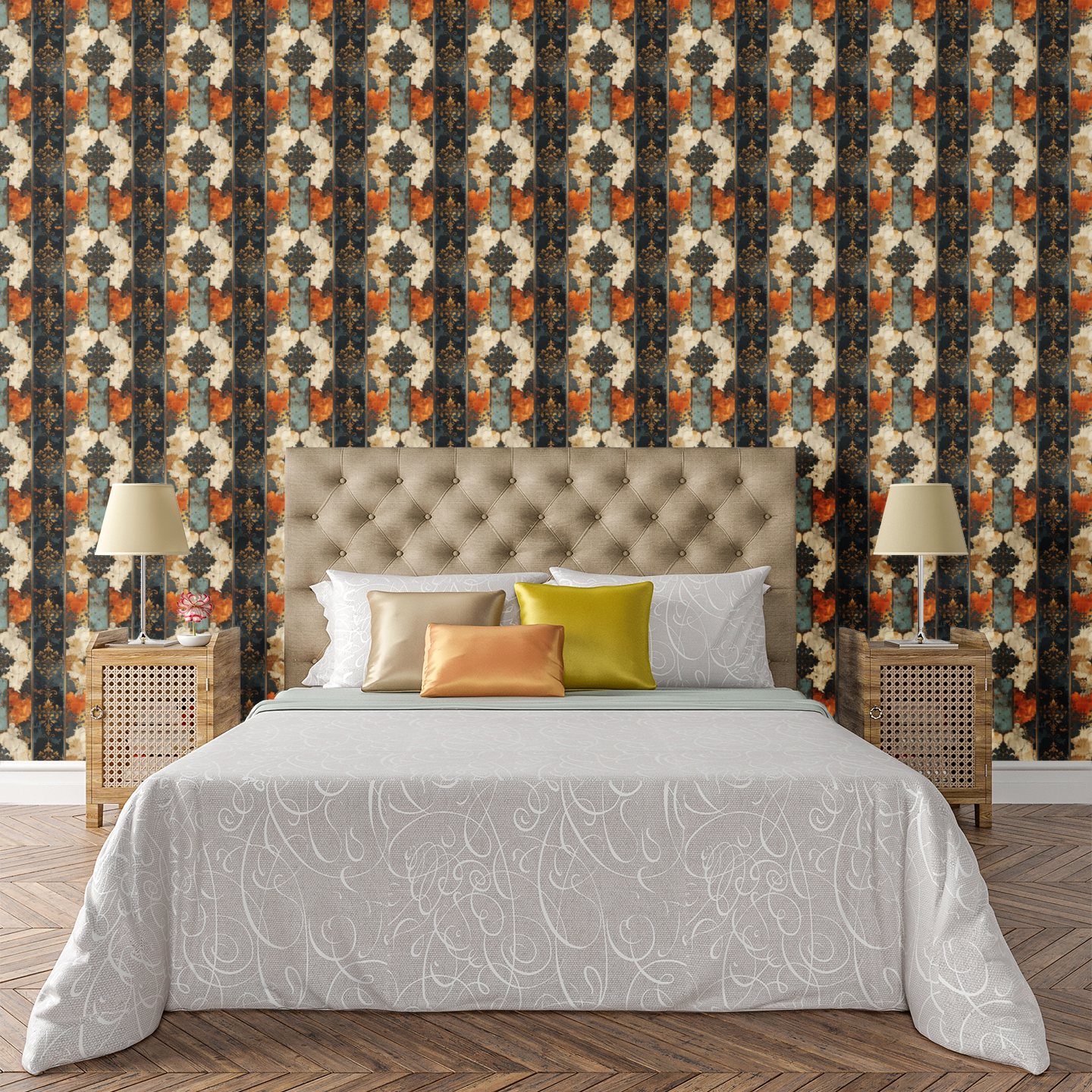 Fresco Imperfection Tapestry Wallpaper