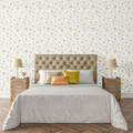 Golden Whisper Blossoms Wallpaper