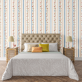 Parisian Stripe Luxe Wallpaper