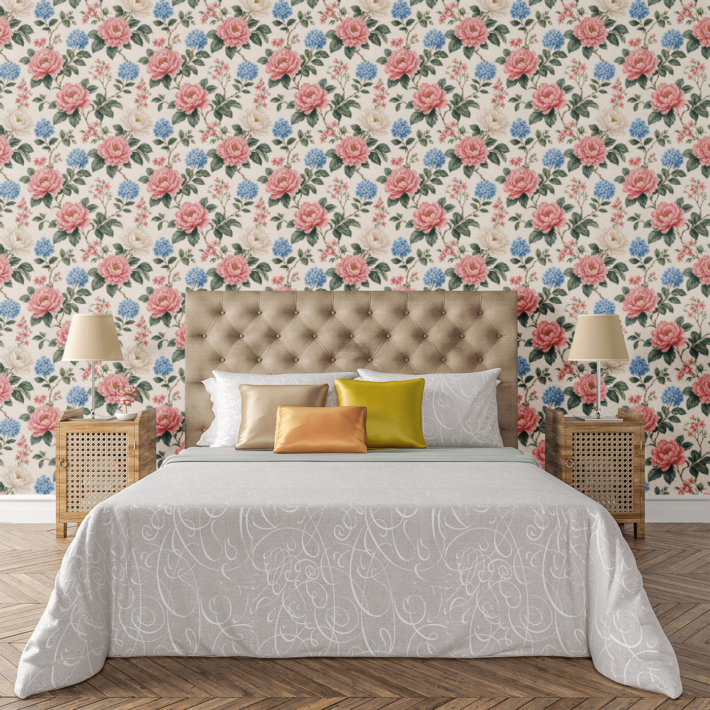 Subtle Linen Texture Wallpaper Peel and Stick Wallpaper | Accent Haus
