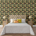 Baroque Evergreen Wallpaper