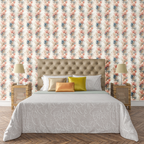 Luxury Coastal Botanical Wallpaper