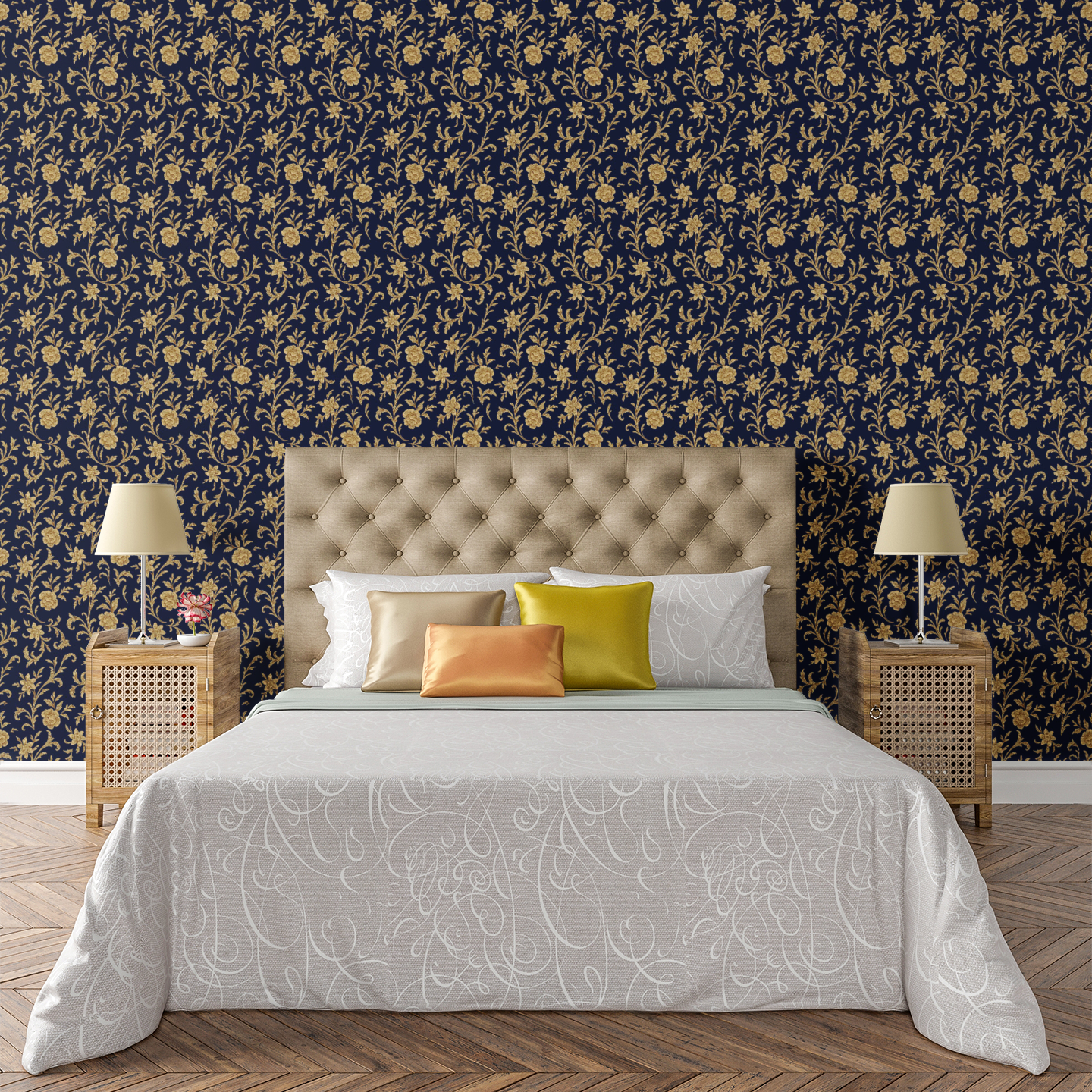 Gilded Baroque Wallpaper