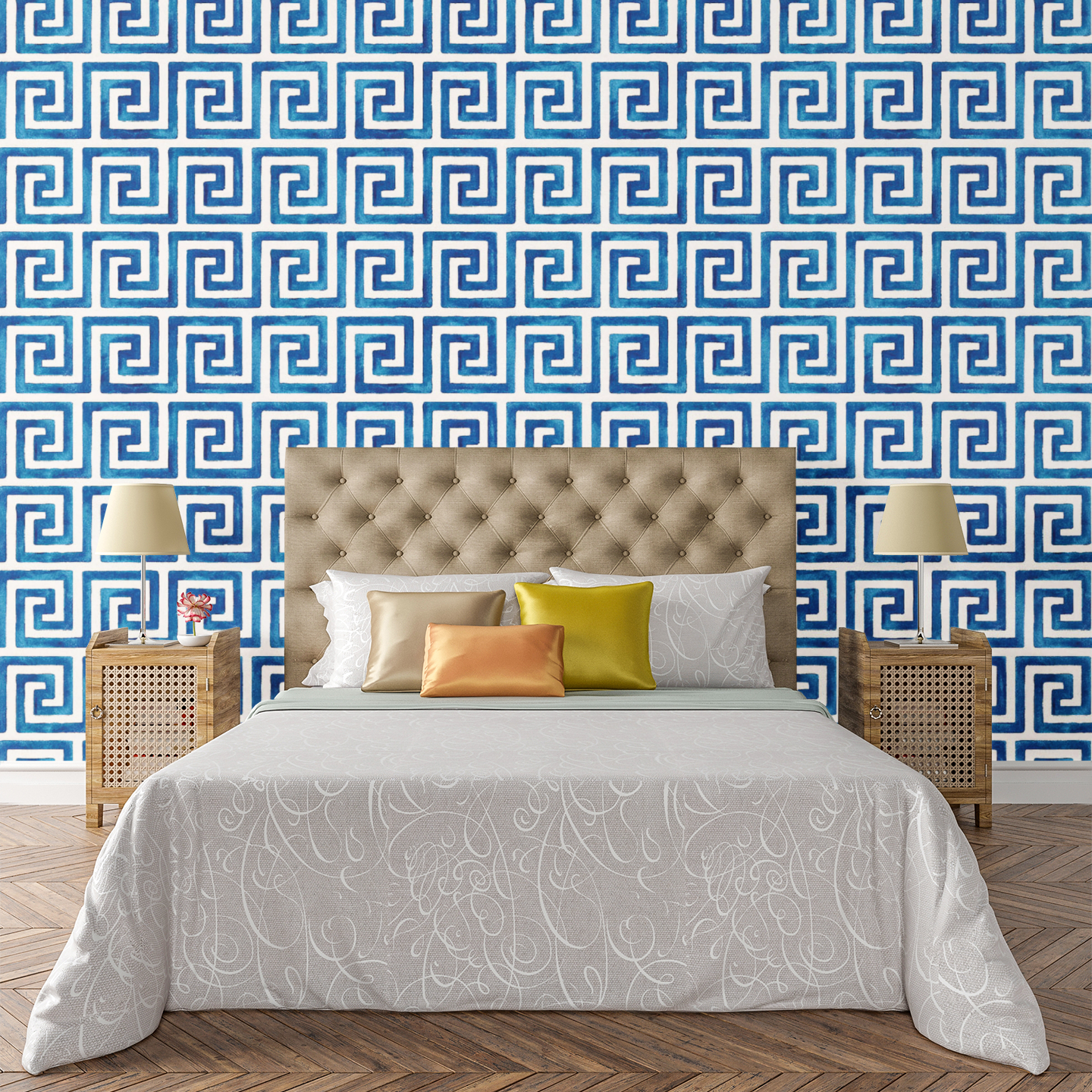 Greek Key Wallpaper