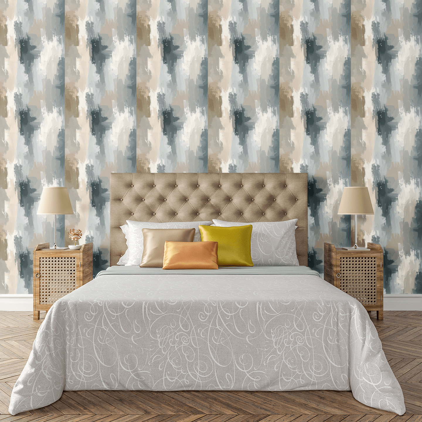 Chalk Mist Surface Wallpaper Peel and Stick Wallpaper | Accent Haus