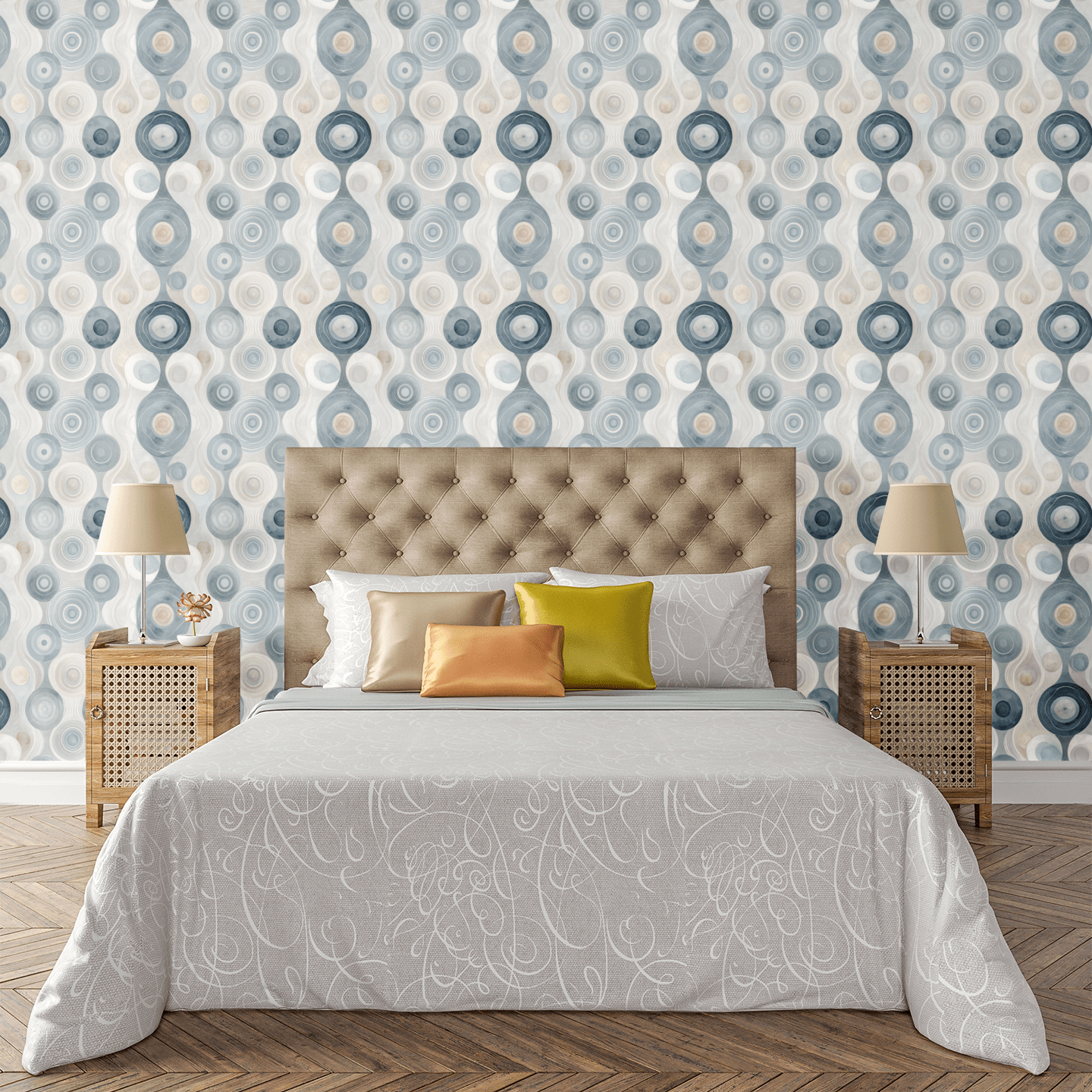 Abstract Pebble Water Wallpaper Peel and Stick Wallpaper | Accent Haus