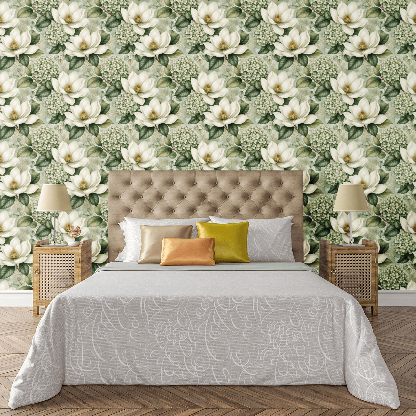 Smoke & Sage Wallpaper Peel and Stick Wallpaper | Accent Haus