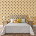 Gilded Meadow Sketch Wallpaper