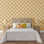 Gilded Meadow Sketch Wallpaper