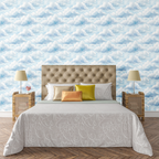 Whimsical Cloud Ceiling Wallpaper