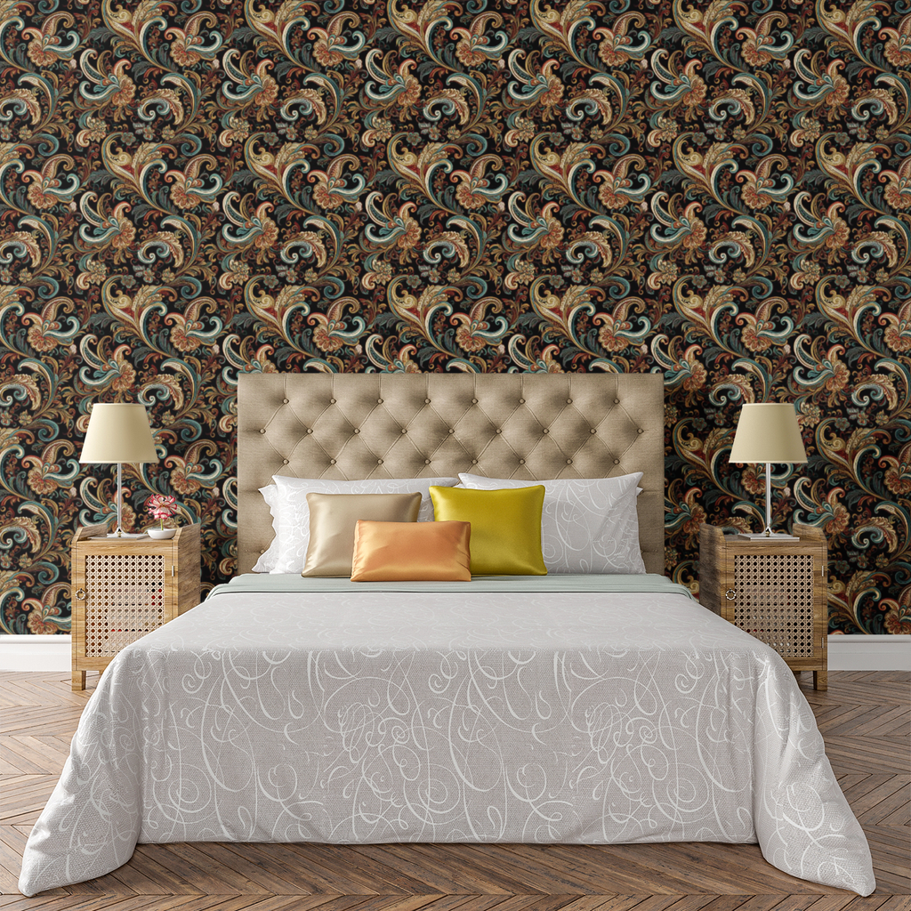 Midnight Baroque Wallpaper