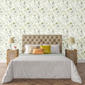 Botanical Guest Green Wallpaper
