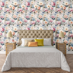 Elegant Floral Drift Streams_2' X 13' Wallpaper