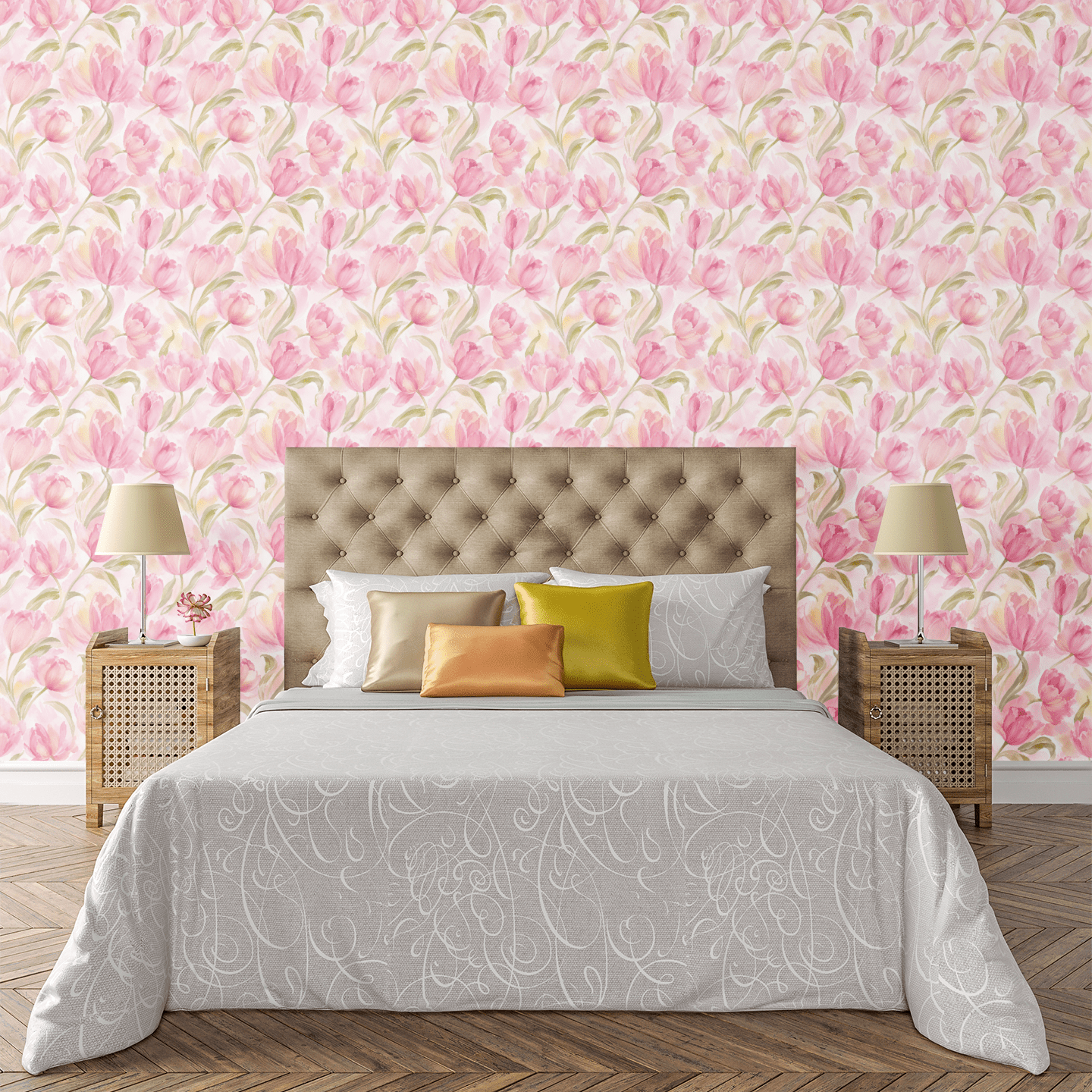Soft Blush Ombre Wallpaper Peel and Stick Wallpaper | Accent Haus