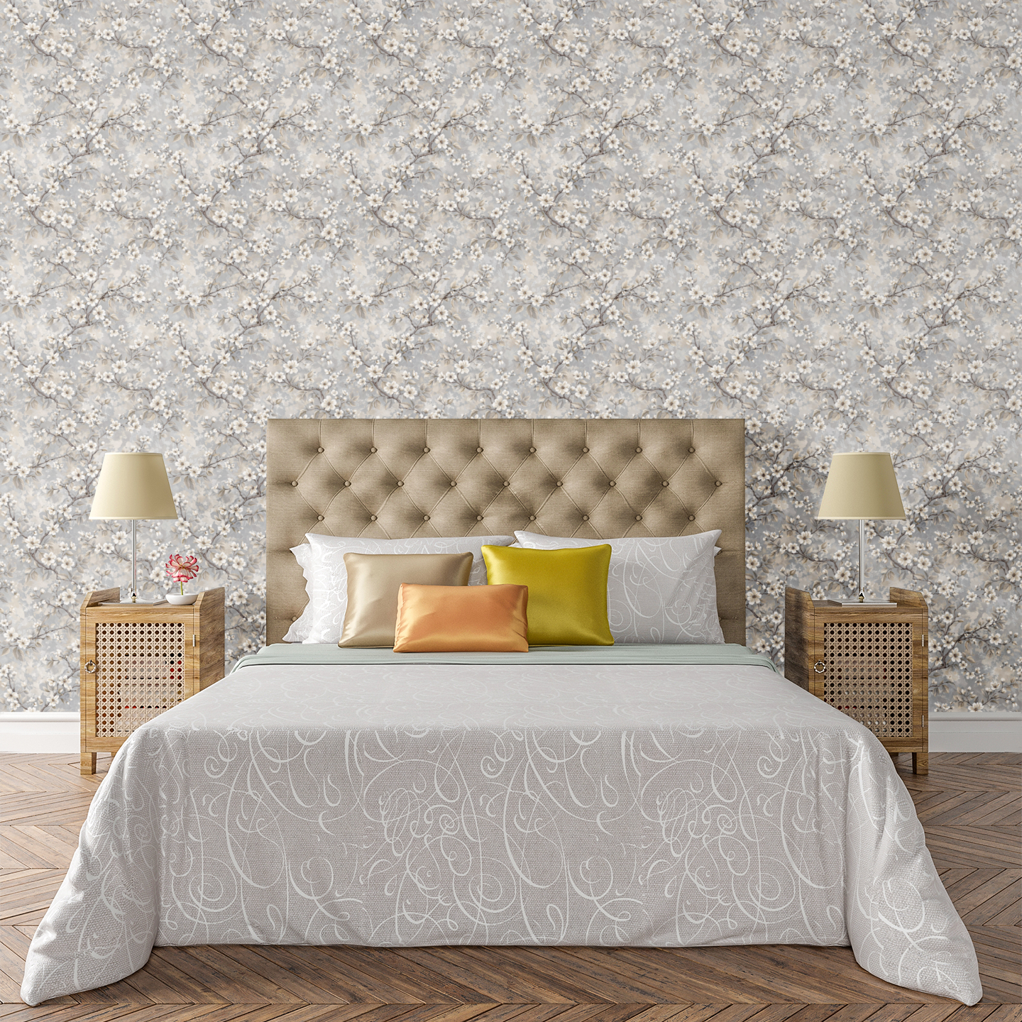 Petals of Quiet Elegance Wallpaper