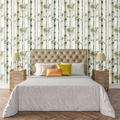 Gilded Bamboo Harmony Wallpaper