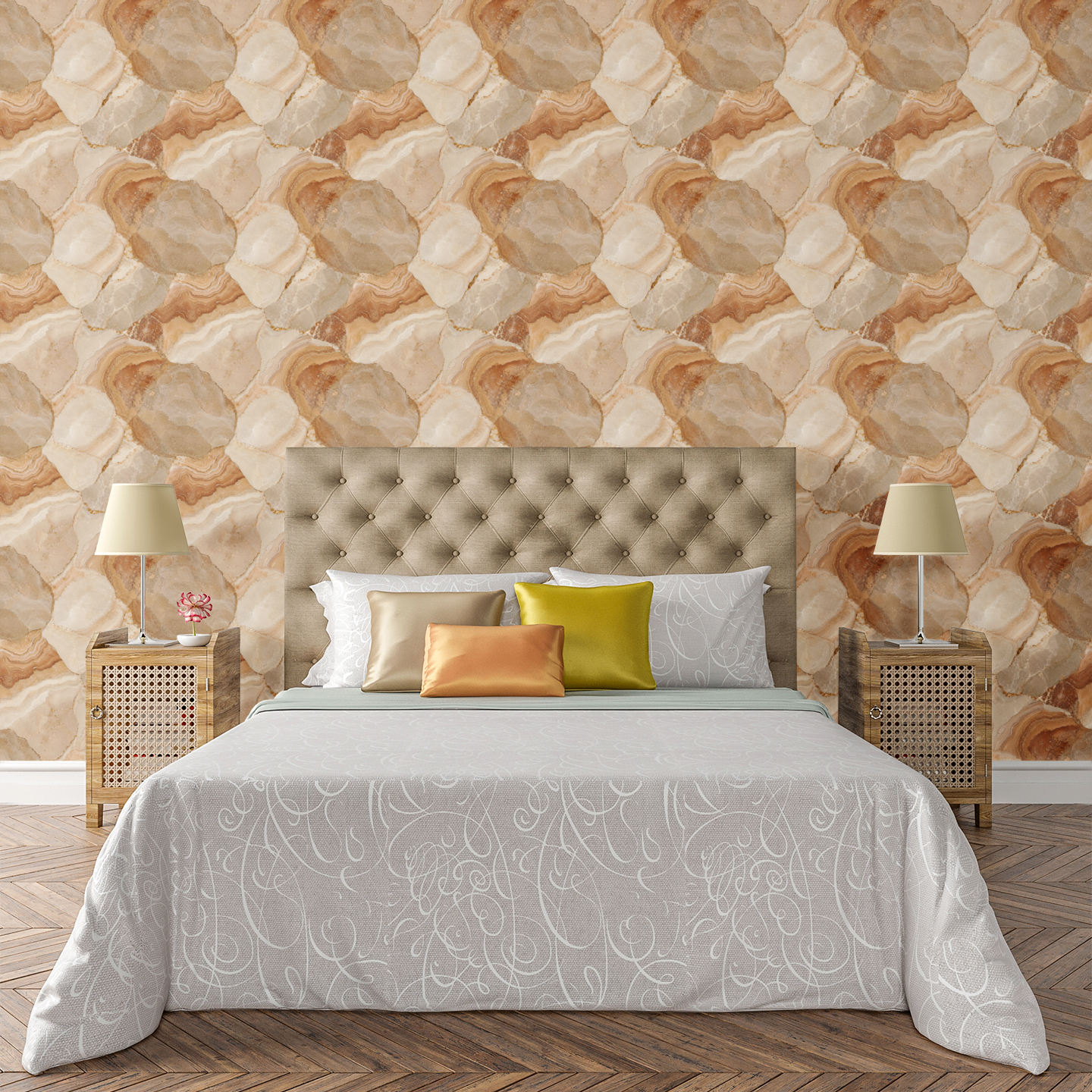 Sculpted Sandstone Wallpaper