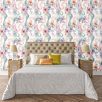 Floating Ribbon Garden Wallpaper