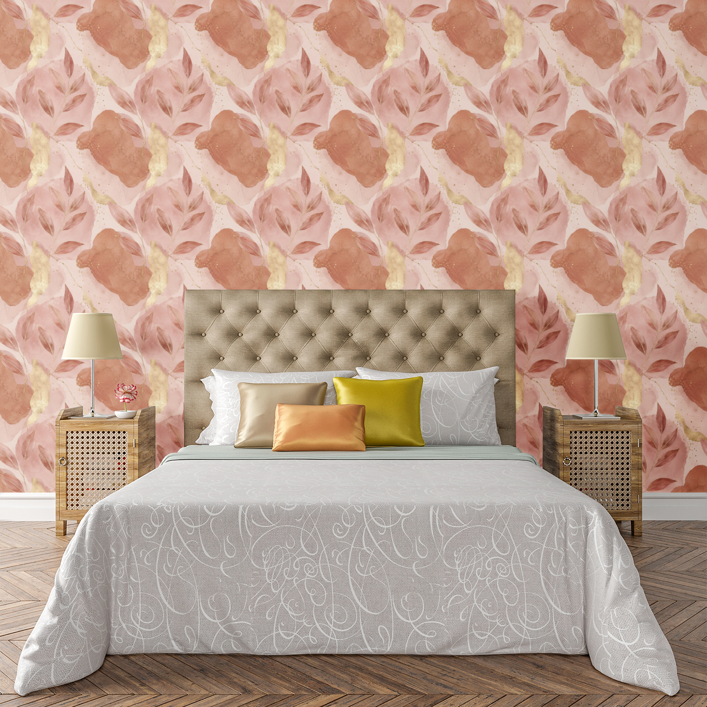 Dusty Rose Clay Wallpaper