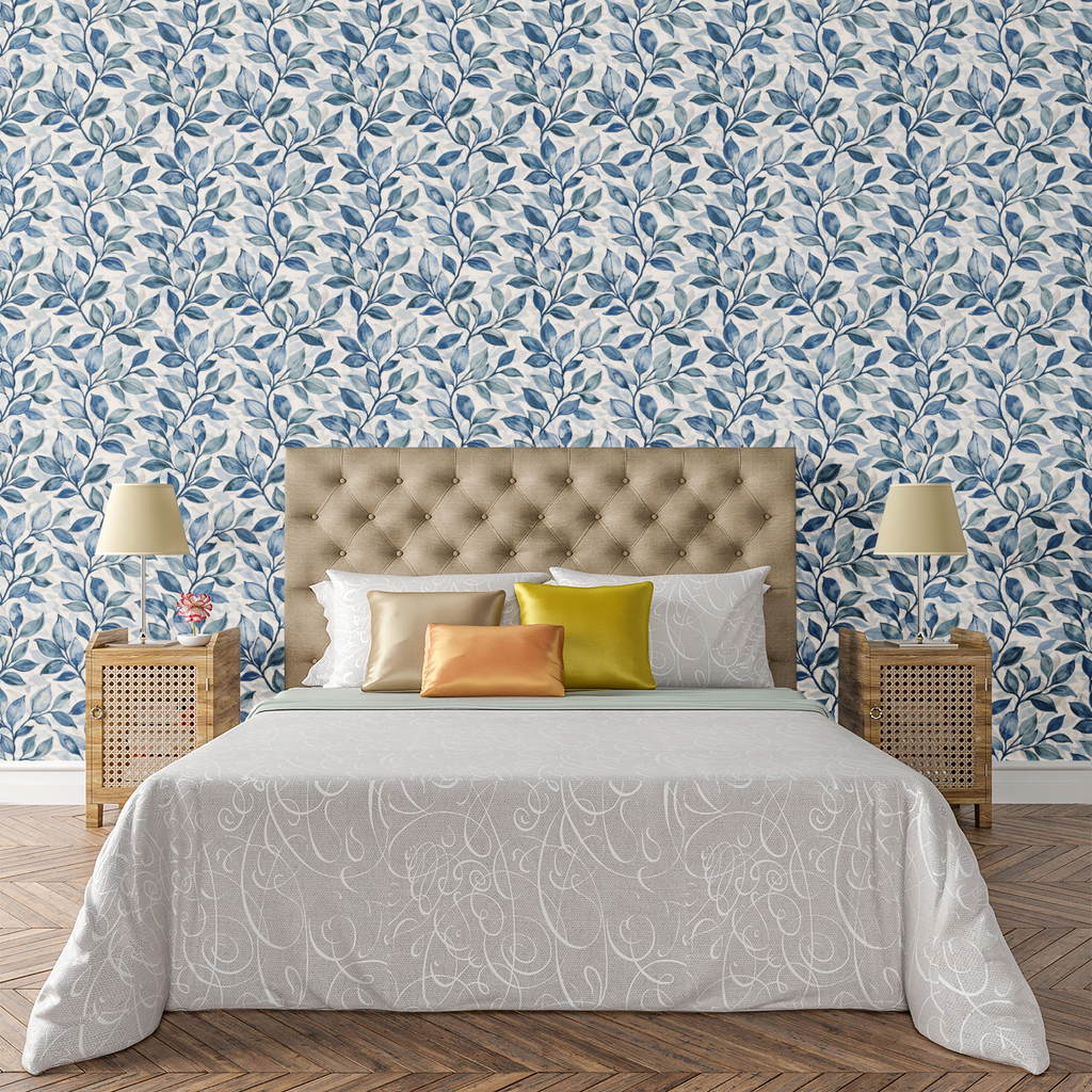Blue Willow Reverie Wallpaper