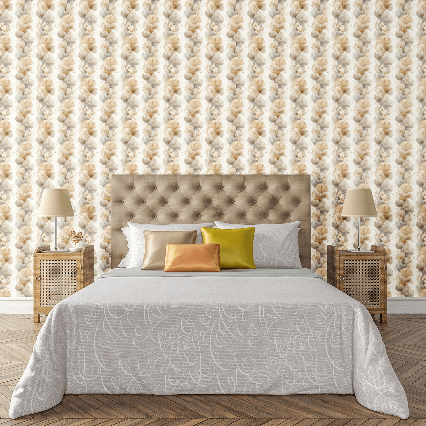 Coral Symphony Wallpaper Peel and Stick Wallpaper | Accent Haus
