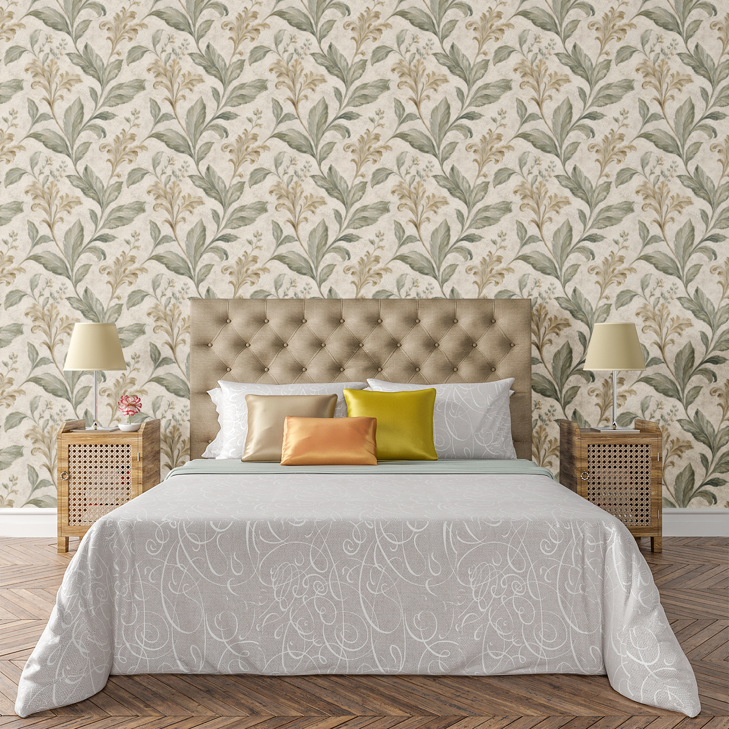 Limestone Luxe Wallpaper