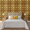 Imperial Brocade Grid Wallpaper