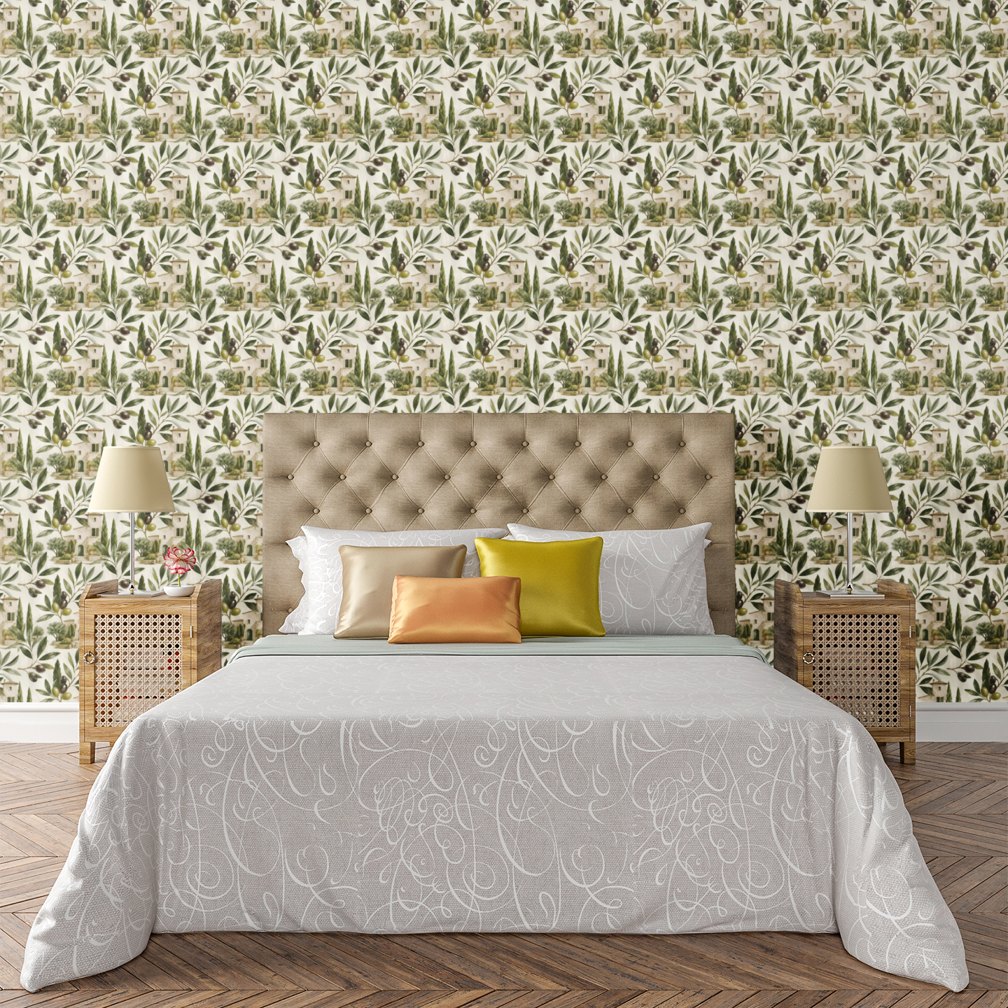 Olive Atelier Wallpaper