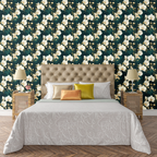 Golden Orchid Symphony Wallpaper