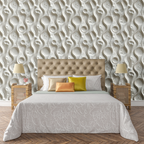 Embossed Lunar Currents Wallpaper