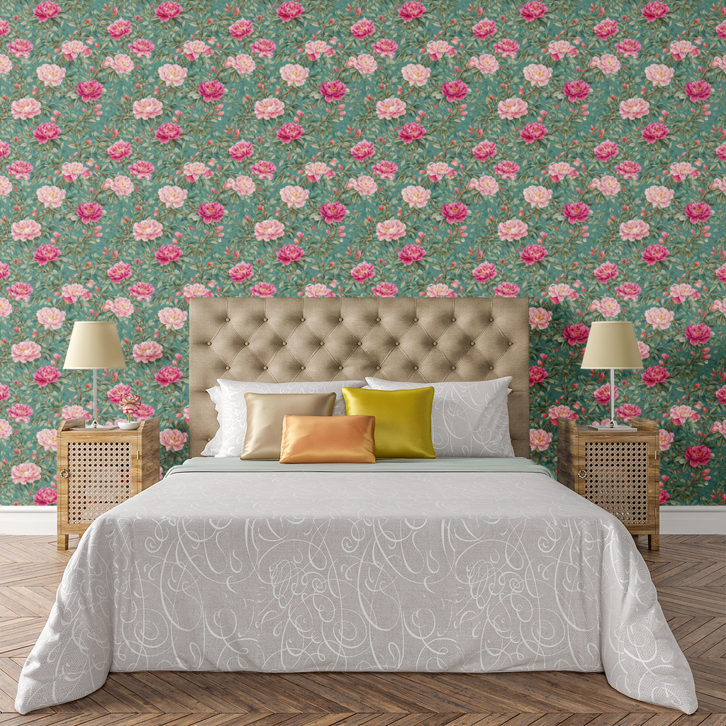 Eternal Peony Bloom Wallpaper