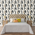 Woven Grid Rhythm Wallpaper