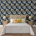 Paisley Constellation Grid Wallpaper
