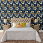 Paisley Constellation Grid Wallpaper