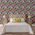 Chinoiserie Garden Scene Wallpaper