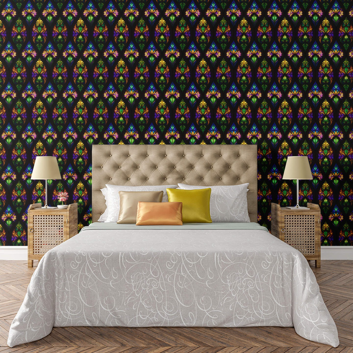 Cathedral Light Gothic Wallpaper