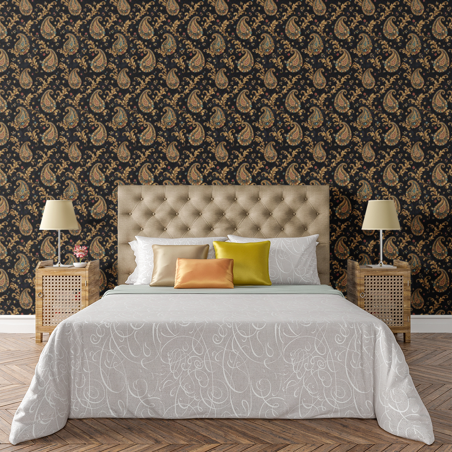Royal Paisley Promenade Wallpaper