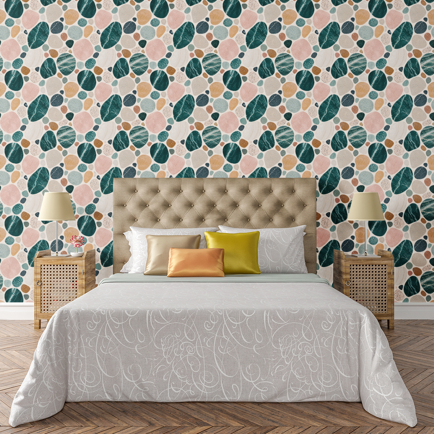 Organic Pebble Texture  Wallpaper
