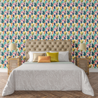 Vintage Newspaper Print Wallpaper