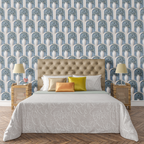 Chateau Plaster Cream Wallpaper