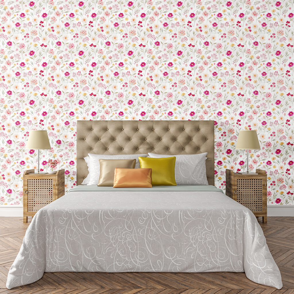 Sunlit Petal Symphony Wallpaper
