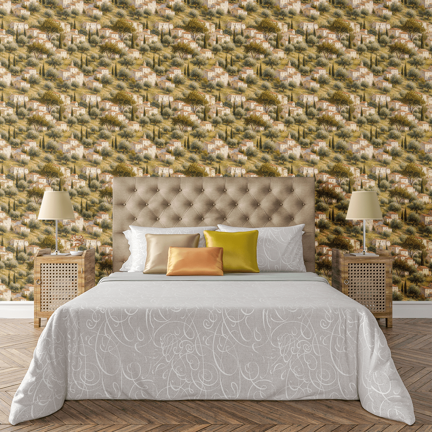 Tuscan Landscape Mural Wallpaper Peel and Stick Wallpaper | Accent Haus