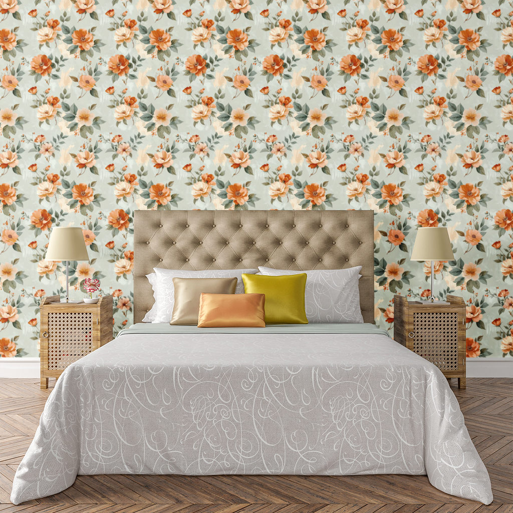 Earthy Botanical Harmony Wallpaper